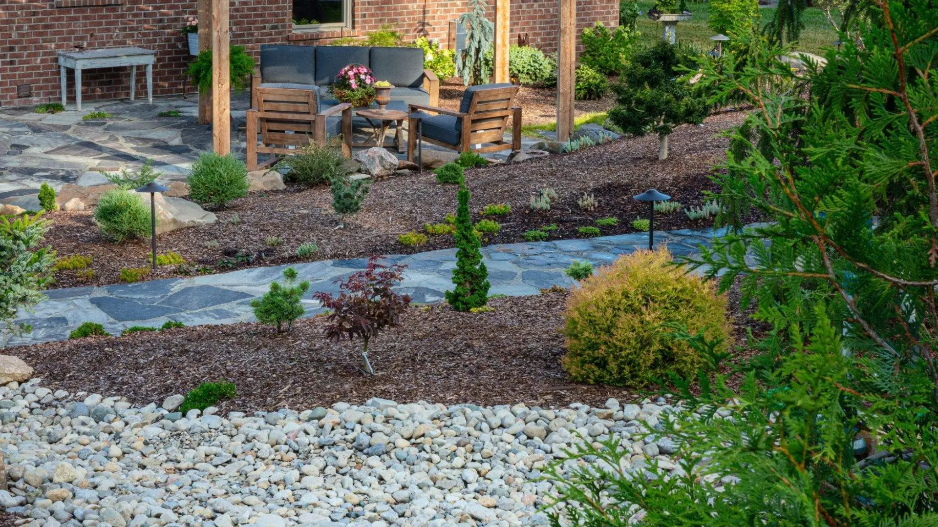 Stone Walkway - Site Group Landscaping