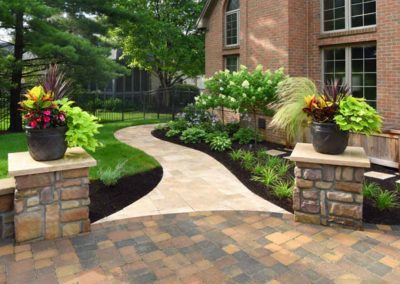 Bauman backyard Flowers Hardscape Featured Projects Landscape Architecture Design The SiteGroup