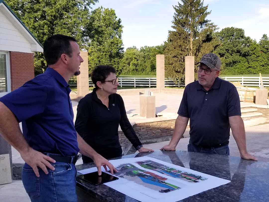 The Design Process Meet with a Designer Step Dayton Landscape Architecture SiteGroup Solutions