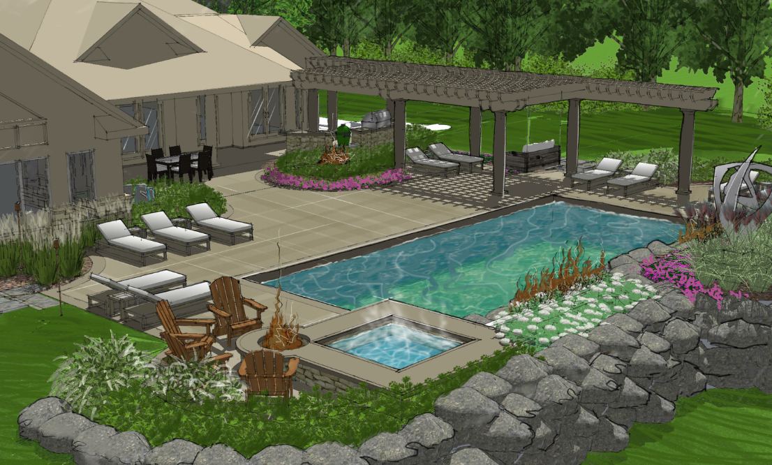 landscape design architecture the site group dayton oh solutions design process review design options