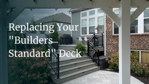 Paver Patio Design: Replace a Builder’s Standard Deck - The Site Group