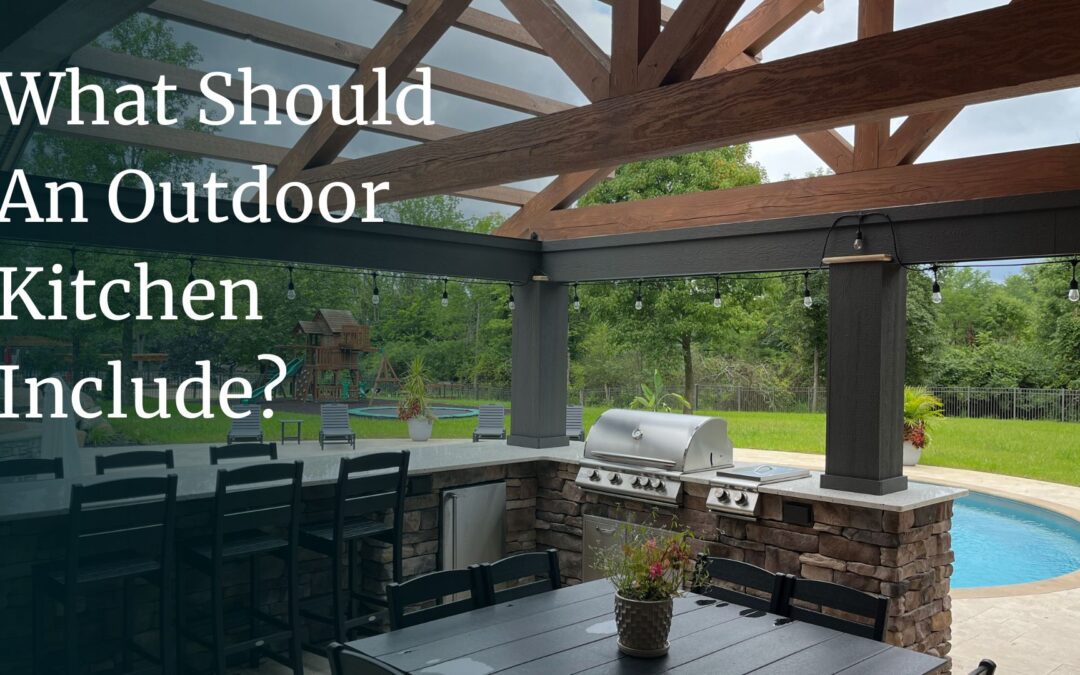 What Should an Outdoor Kitchen Include? A Hardscape Company Weighs In