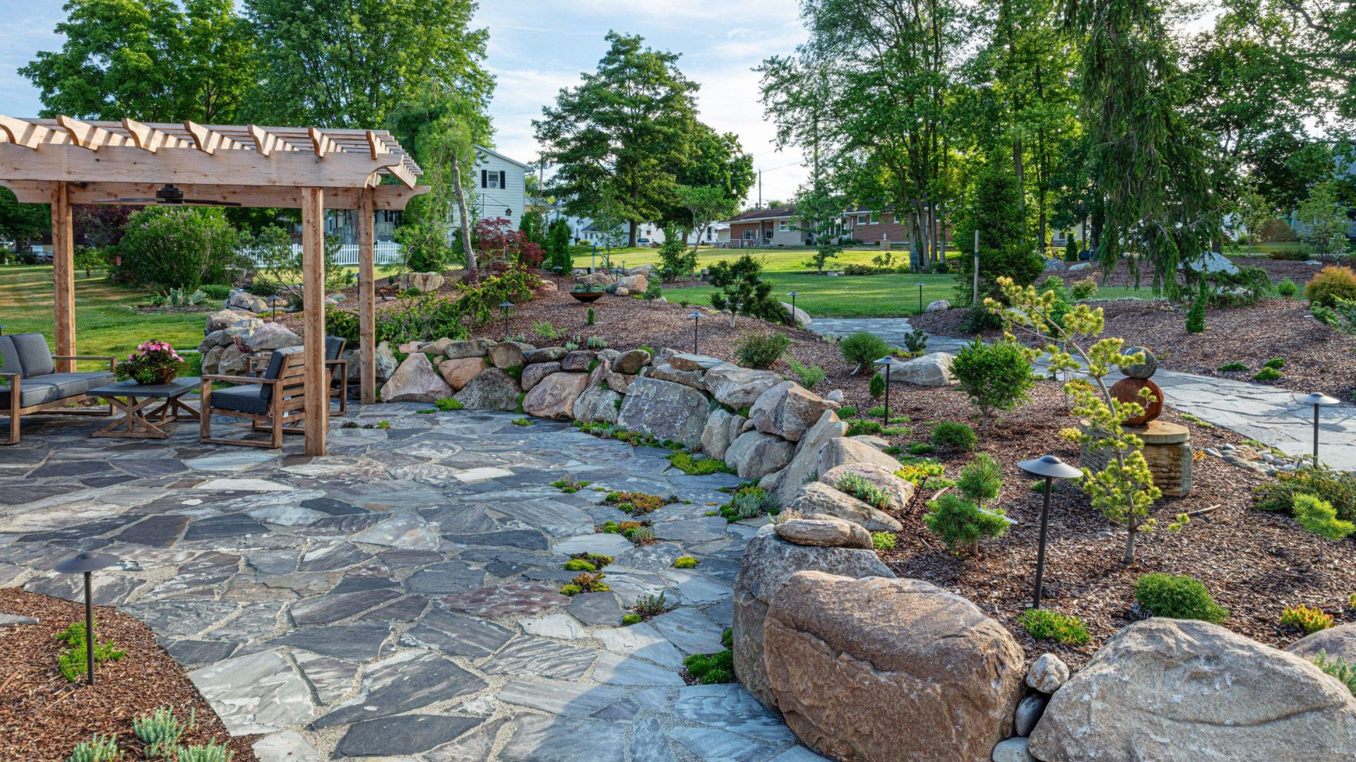 kid friendly ideas hardscape zones