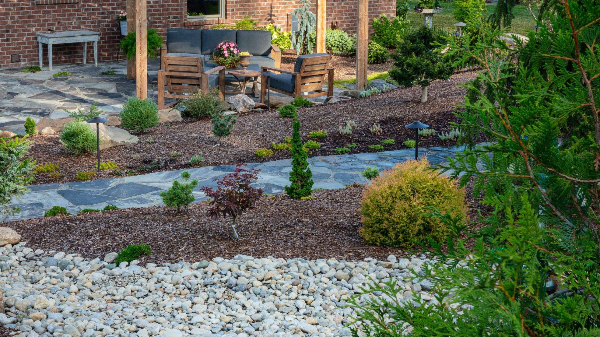 Stone Walkway - Site Group Landscaping