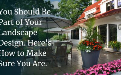 You Should Be Part of Your Landscape Design Process: How to Make Sure You Are